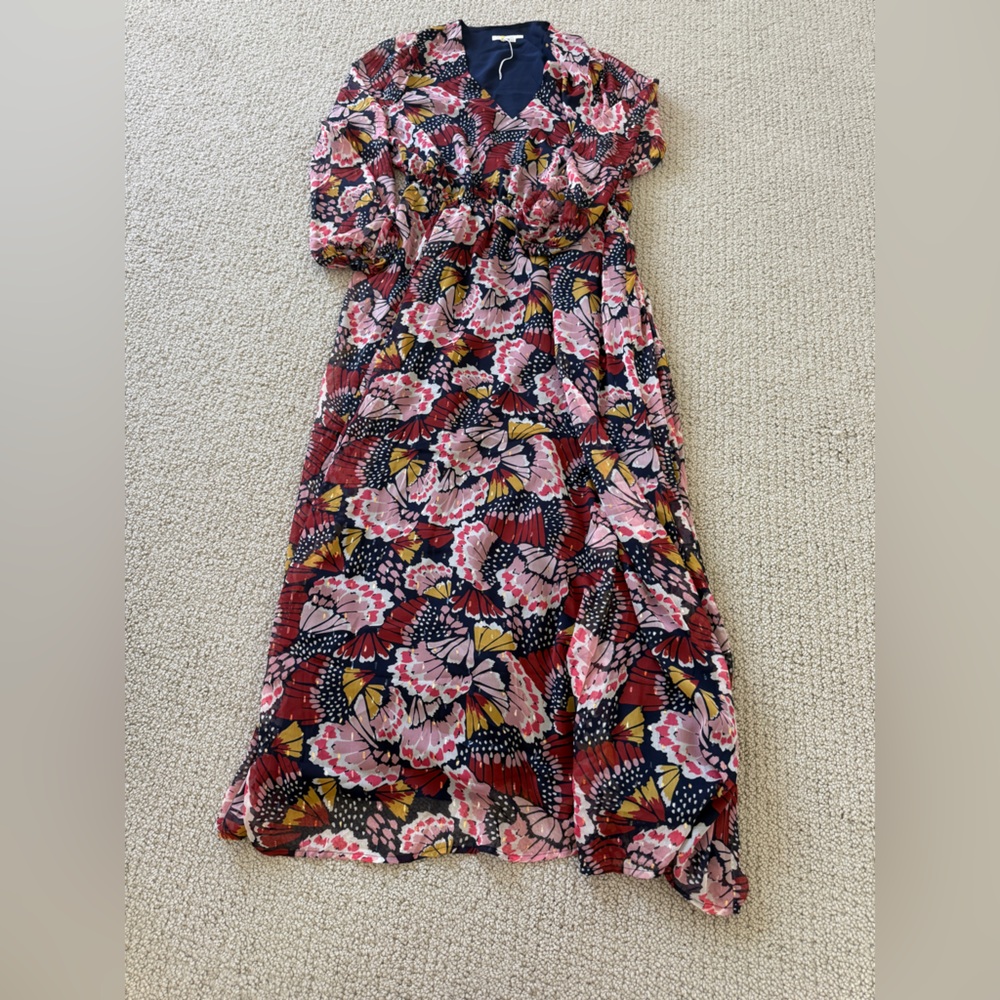 Boden Floral Women's Dressin Red and Pink